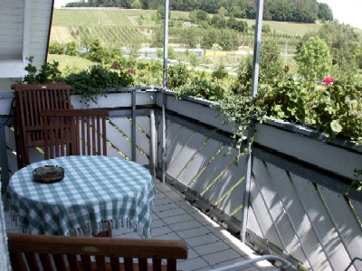 Balkon der Ferienwohnung 2